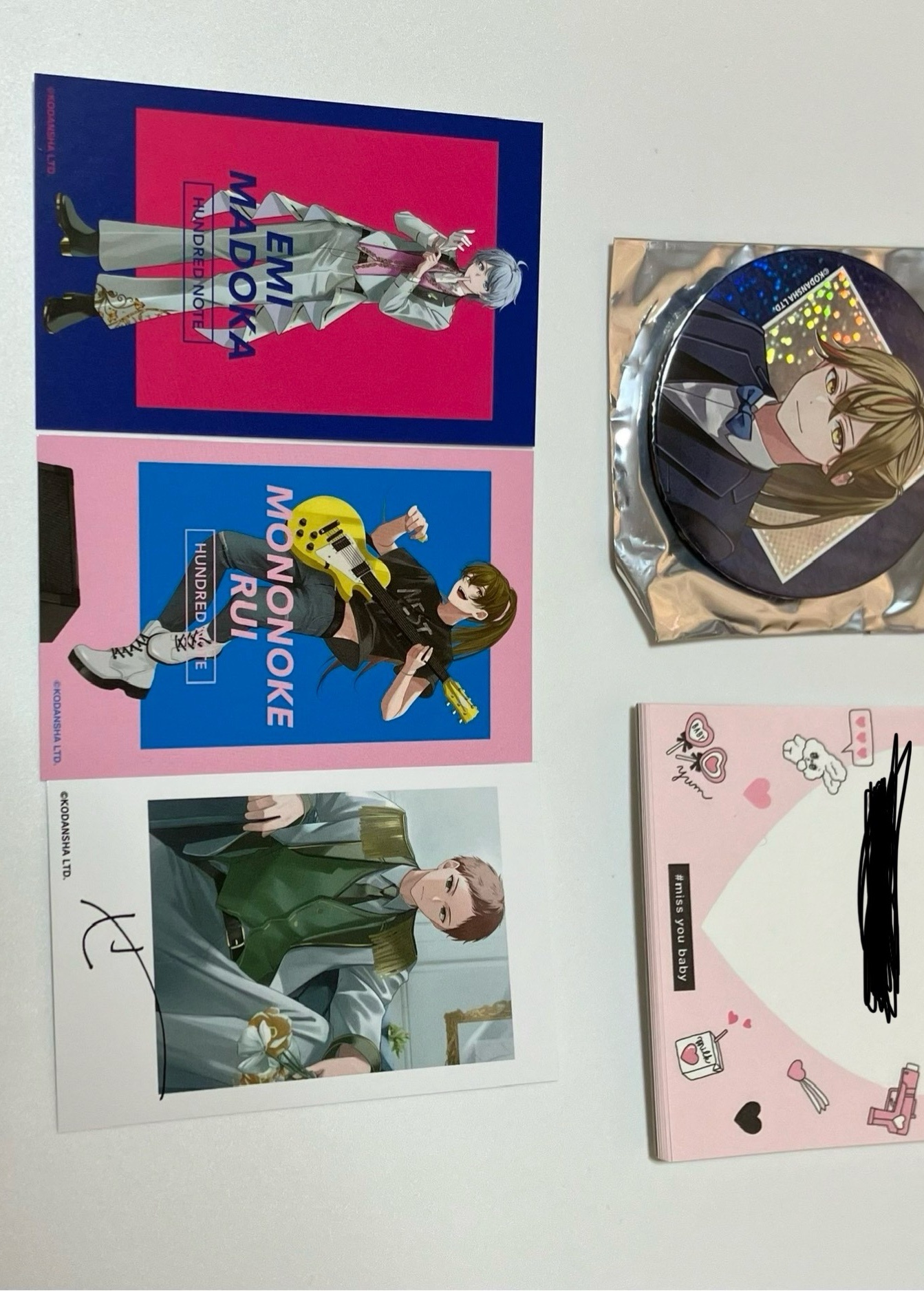 ハンドレッドノートグッズ交換