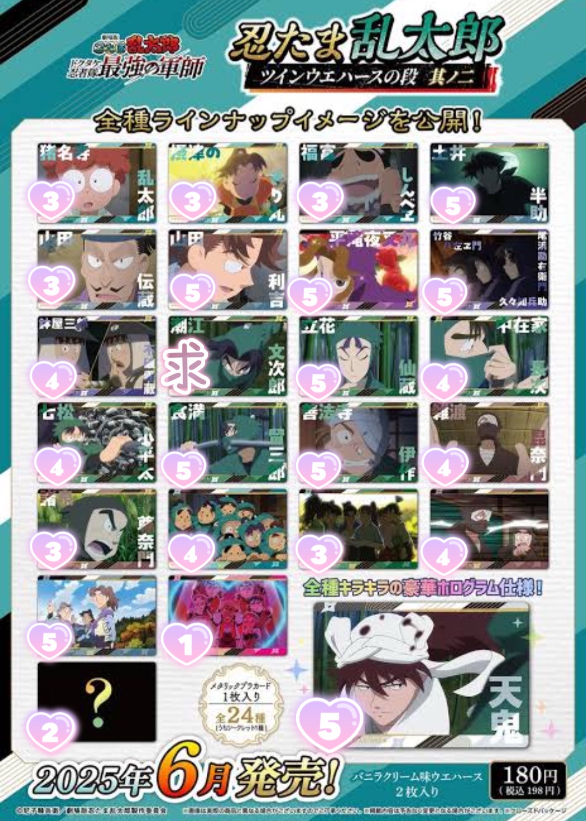 劇場版忍たま乱太郎 ドクタケ忍者隊最強の軍師 ツインウエハースの段 其ノニ