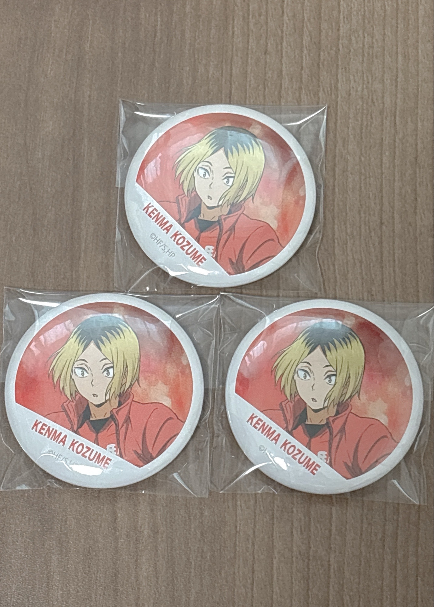 ハイキュー!! 横断幕缶バッジ 孤爪研磨