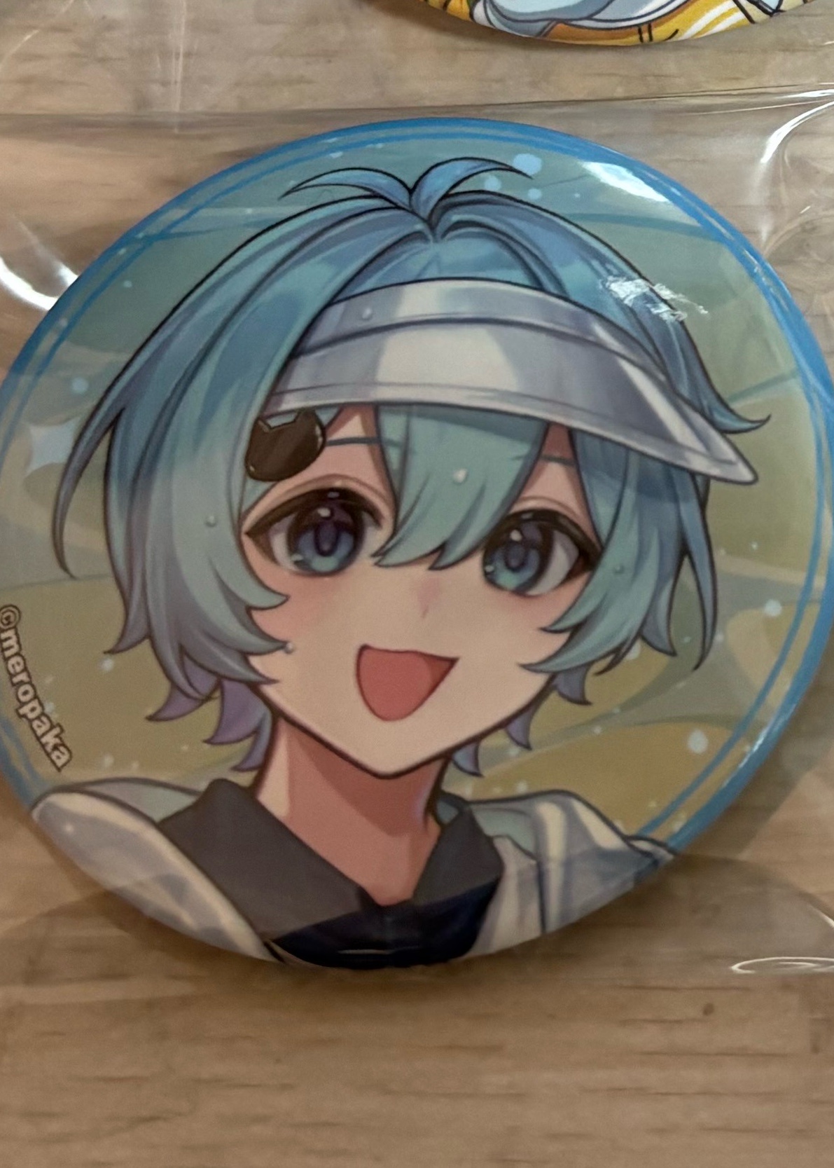 めろんぱーかーそらねこ缶バッジ