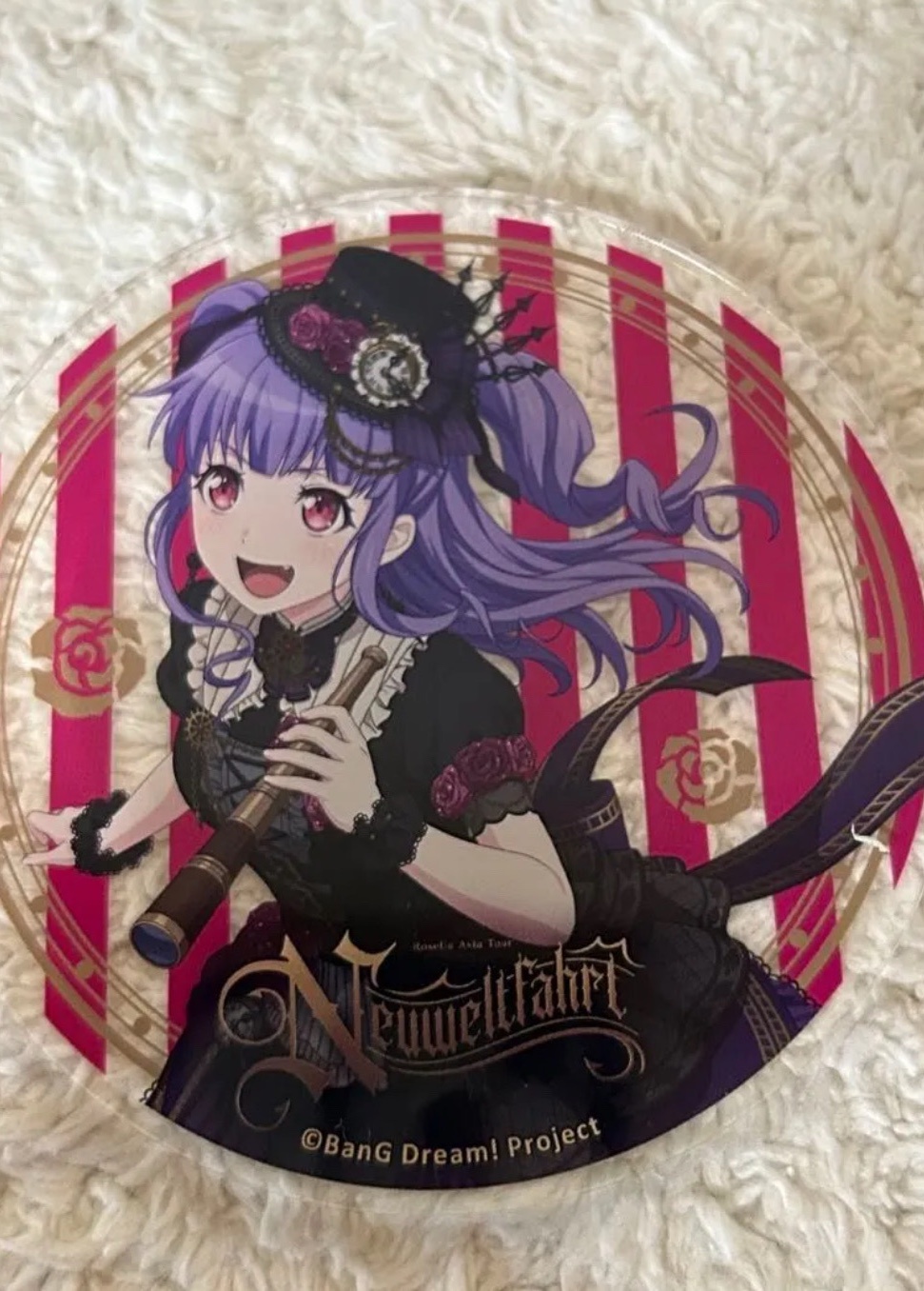 バンドリ Roselia TOUR 公演開催記念 Gratteアニメイト グラッテ 特典 アクリルコースター字田川あこ